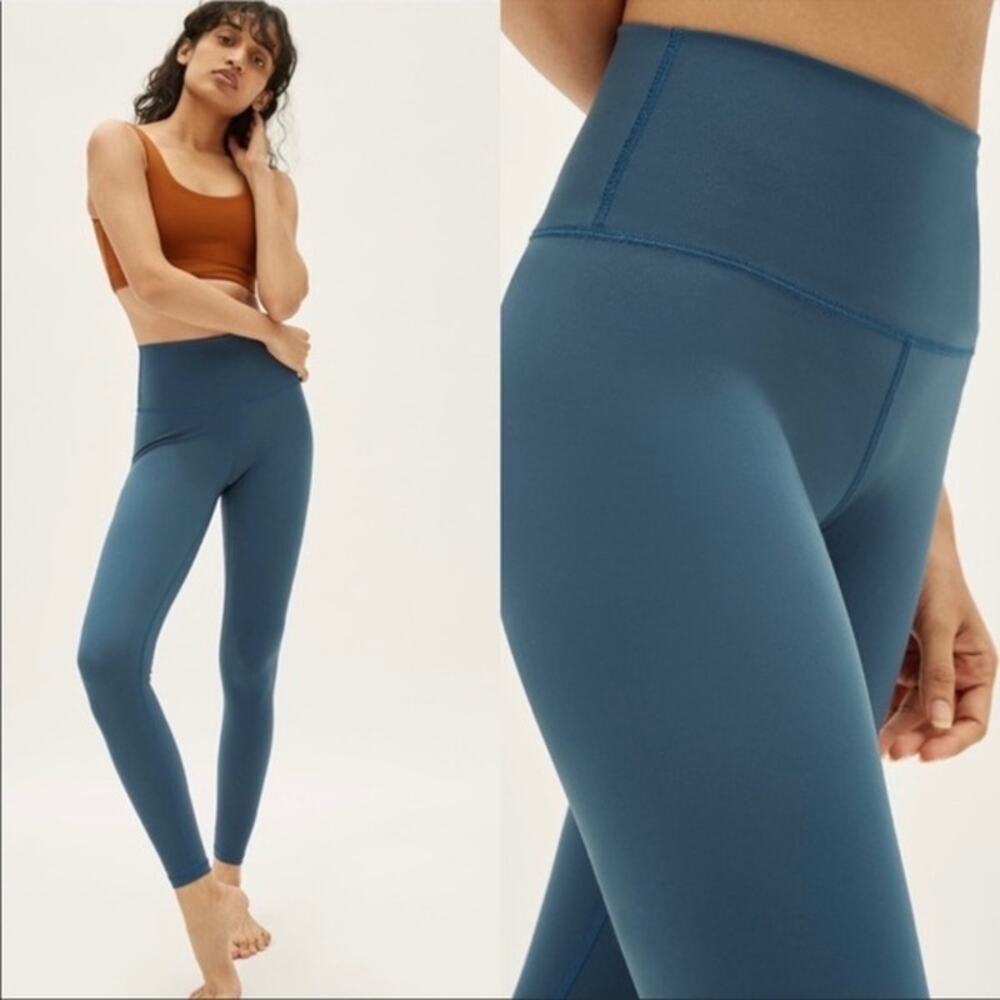 Everlane Perform Ankle Leggings Blue Sz S NEW